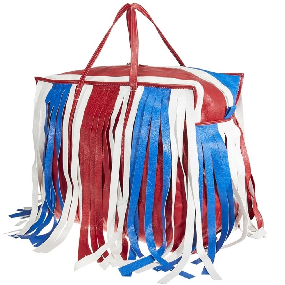 BALENCIAGA Oversized Bazar Fringe Tote Bag - Picture 2 of 4